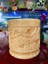 Lư Hương Đá Ngọc Hoàng Long Cao 15 Ngang 14 (cm)