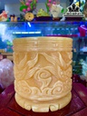 Lư Hương Đá Ngọc Hoàng Long Cao 15 Ngang 14 (cm)