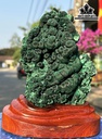 Tác Phẩm Đá Malachite Cao 19 Ngang 13 (cm) 1,57kg