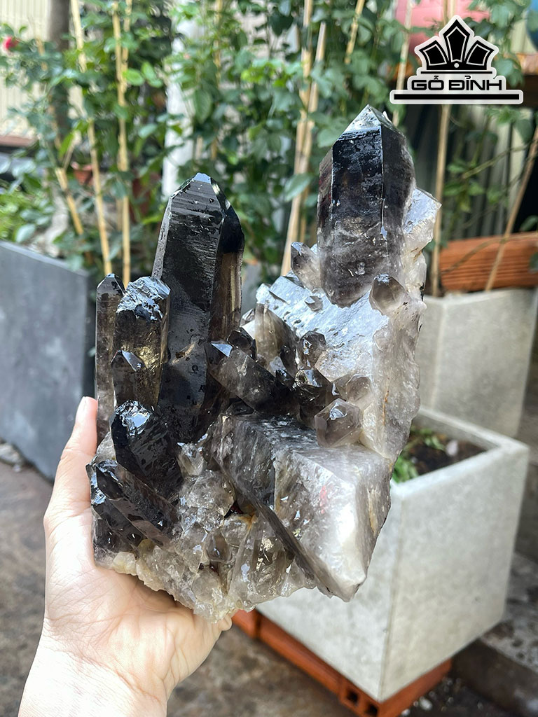 Tác Phẩm Đá Thạch Anh Khói ( Smoky Quartz ) 2,428kg