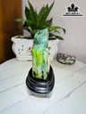 Tác Phẩm Gỗ Hóa Ngọc Xanh Cao 17 Ngang 9 (cm) 0,7kg