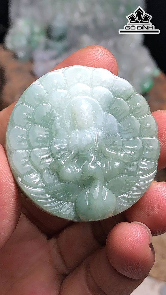 Mặt Dây Chuyền Adida Đá Cẩm Thạch Cao 41,8 Ngang 11,2 (mm) 33g