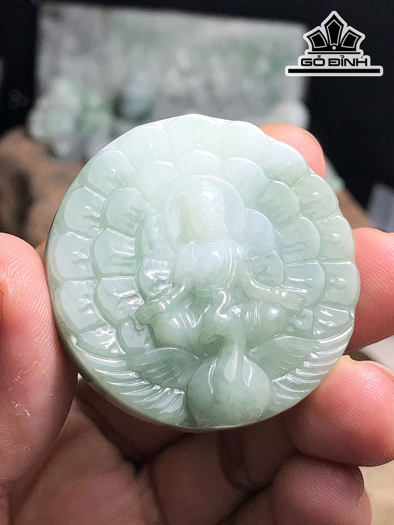 Mặt Dây Chuyền Adida Đá Cẩm Thạch Cao 41,8 Ngang 11,2 (mm) 33g