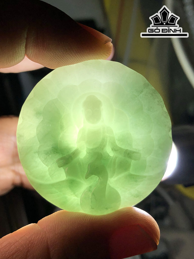 Mặt Dây Chuyền Adida Đá Cẩm Thạch Cao 41,8 Ngang 11,2 (mm) 33g