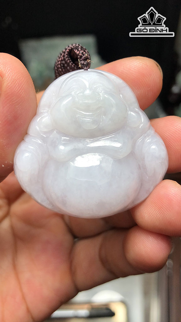 Mặt Dây Chuyền Di Lặc Đá Cẩm Thạch Cao 40 Ngang 41,6 Sâu 11 (mm) 30g