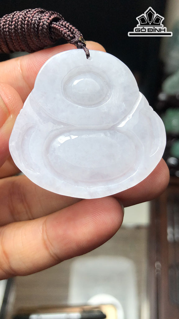 Mặt Dây Chuyền Di Lặc Đá Cẩm Thạch Cao 40 Ngang 41,6 Sâu 11 (mm) 30g