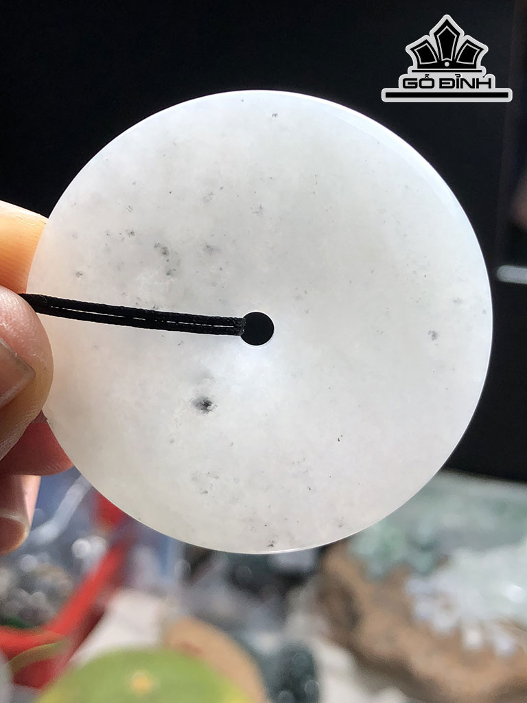 Tác Phẩm Đồng Điếu Đá Cẩm Thạch Cao 48,6 Ngang 6 (mm) 33g