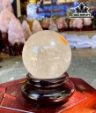 Bi Cầu Đá Thạch Anh Trắng Đường Kính 10 (cm) 1,53kg