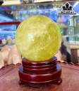 Bi Cầu Đá Thạch Anh Vàng Đường Kính 12 (cm) 2,74kg