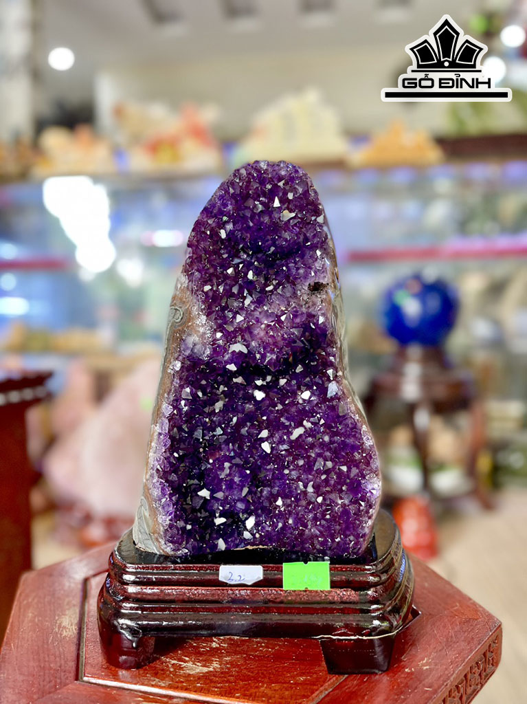 Hốc Đá Thạch Anh Tím Cao 22 Ngang 13 (cm) 3,19kg