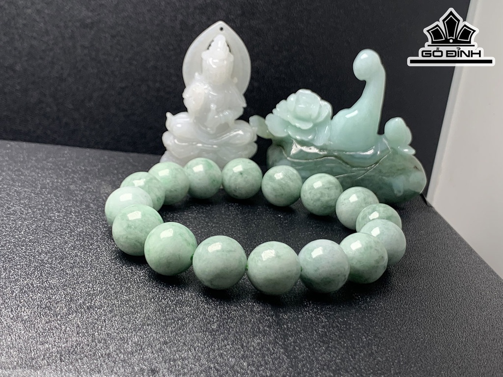 Vòng Tay Đá Cẩm Thạch Đường Kính Hạt 13 (mm)