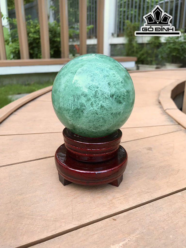 Bi Cầu Đá Flourite Đường Kính 10,3 (cm) 1,65kg
