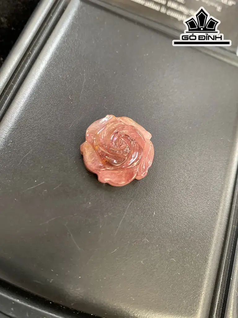 Mặt Dây Chuyền Bông Hoa Đá Tourmaline 15,75cts