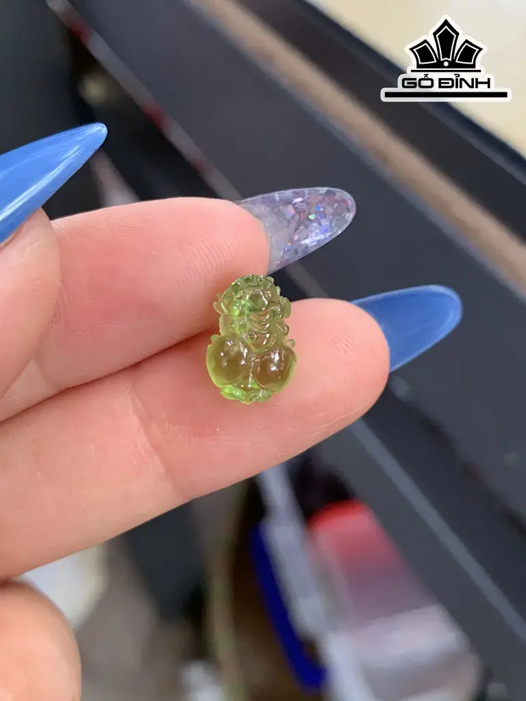 Mặt Dây Chuyền Tỳ Hưu Đá Peridot 5,1cts