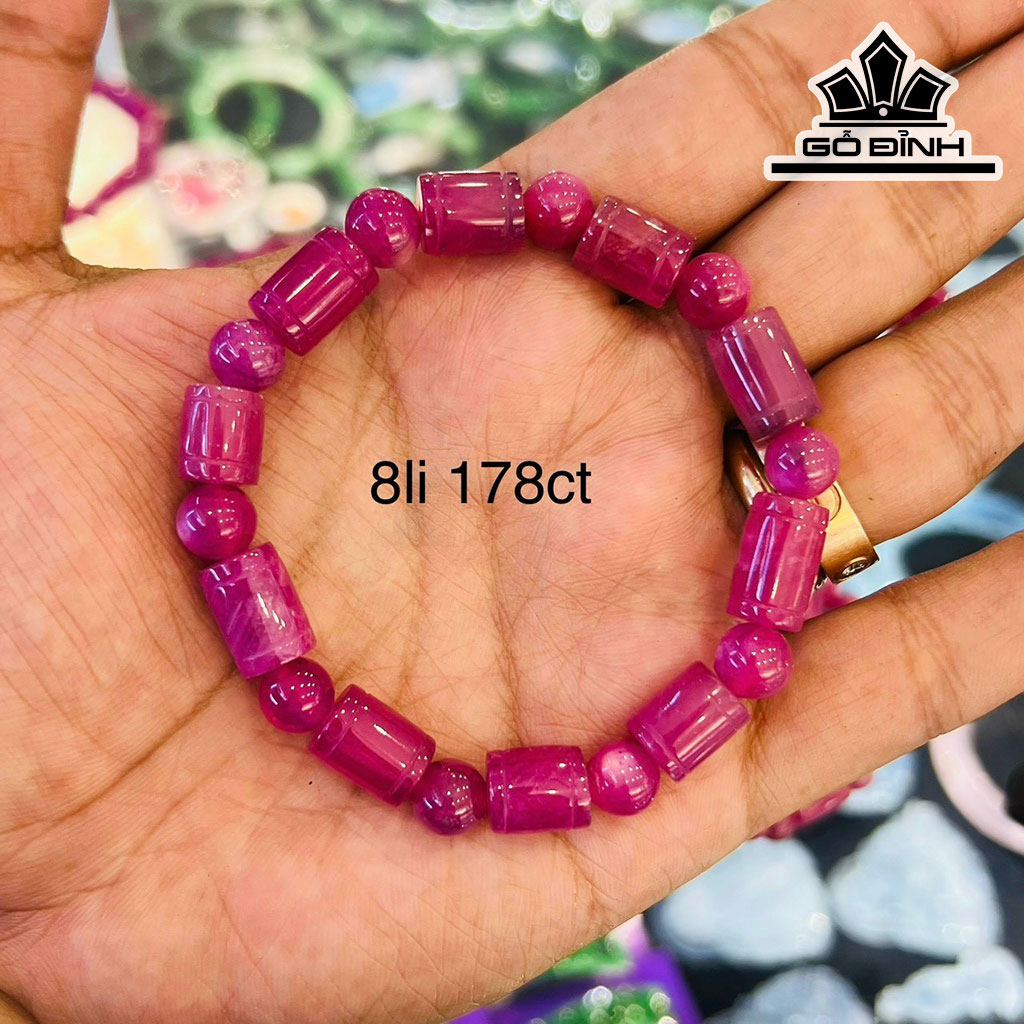 Vòng Tay Ngọc Ruby Size 7-8 li