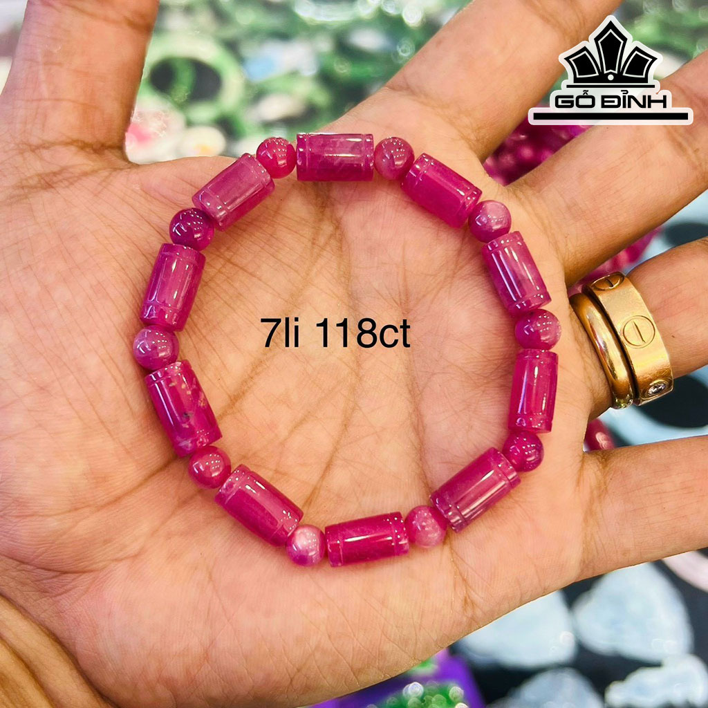 Vòng Tay Ngọc Ruby Size 7-8 li