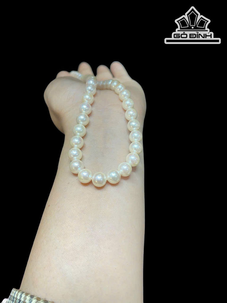 Vòng Cổ Ngọc Trai Akoya Trắng Size 7.8 - 8 Li
