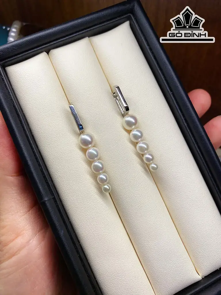 Bông Tai Ngọc Trai Akoya Size 3,9-4,9-6-6,3 Li