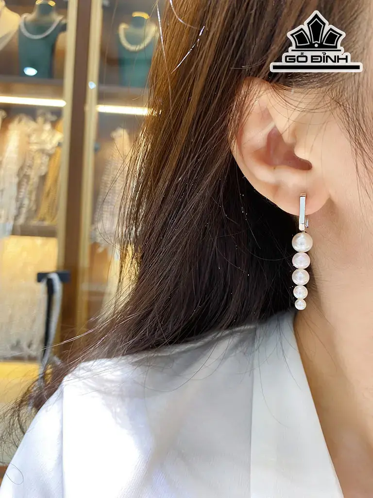 Bông Tai Ngọc Trai Akoya Size 3,9-4,9-6-6,3 Li