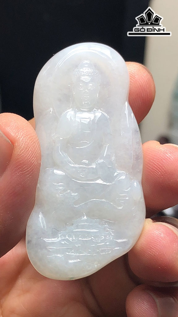 Mặt Dây Chuyền Adida Đá Cẩm Thạch Cao 54 Ngang 27 Sâu 6 (mm) 17g