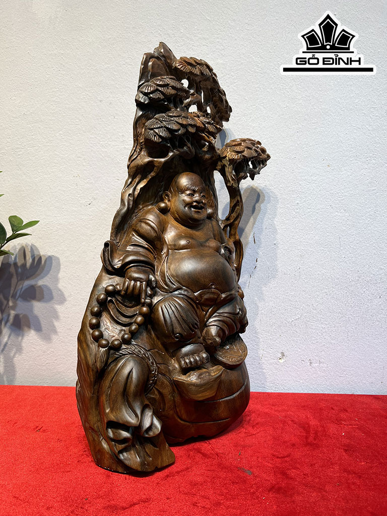 tuong-phat-di-lac-ngu-goc-tung-go-bach-xanh-cao-53-ngang-25-sau-17-cm-444016