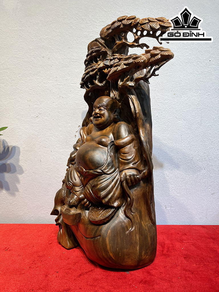 tuong-phat-di-lac-ngu-goc-tung-go-bach-xanh-cao-53-ngang-25-sau-17-cm-444017