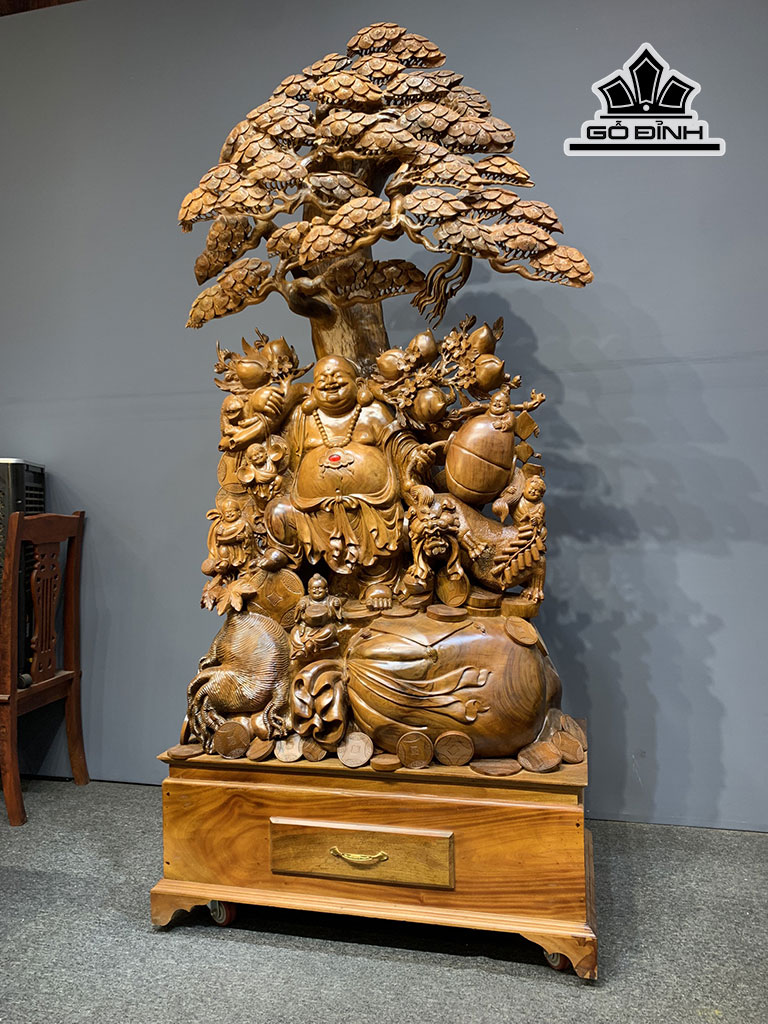 tuong-phat-di-lac-ngu-phuc-go-bach-xanh-cao-215-ngang-98-sau-52-cm-ky-cao-40-449464