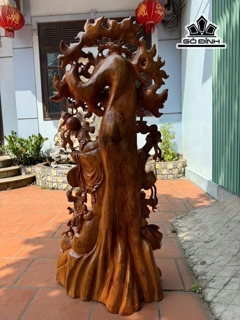 tuong-phat-di-lac-ngu-phuc-thuan-nghe-go-huong-cao-133-ngang-58-sau-32-cm-454284