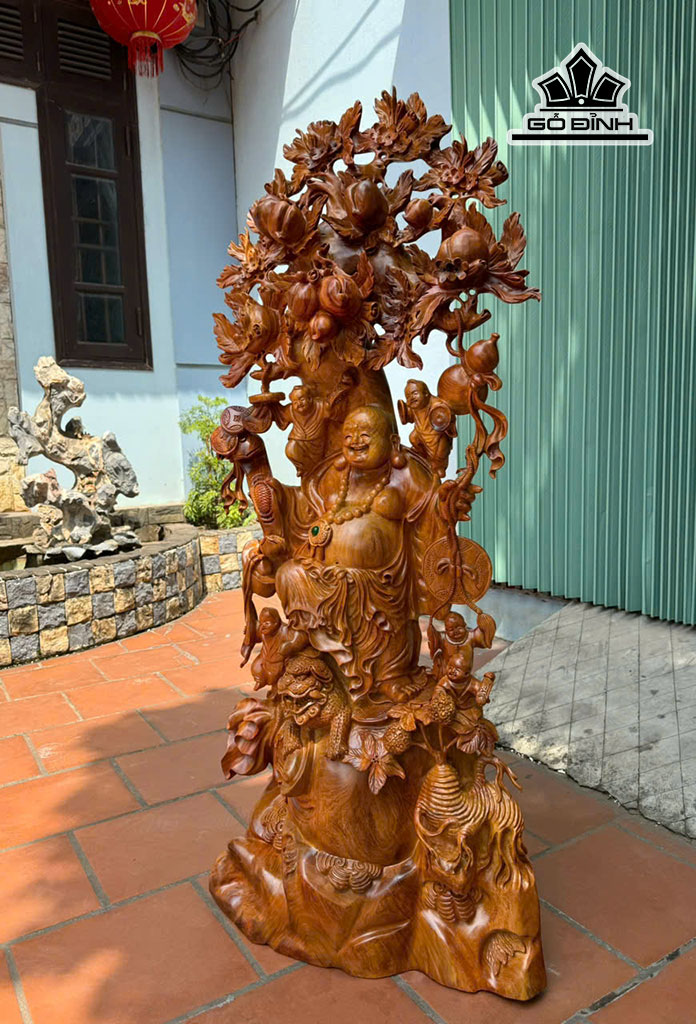 tuong-phat-di-lac-ngu-phuc-thuan-nghe-go-huong-cao-133-ngang-58-sau-32-cm-454285