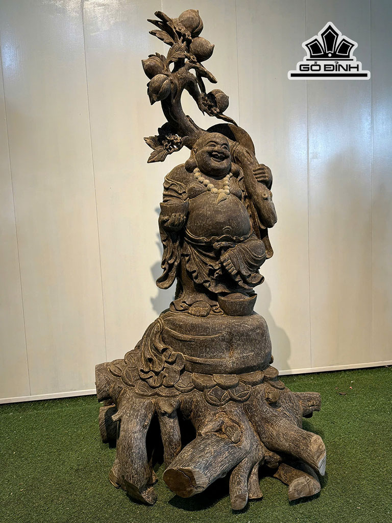 tuong-phat-di-lac-vac-dao-go-tram-huong-cao-168-ngang-100-sau-92-cm-460935