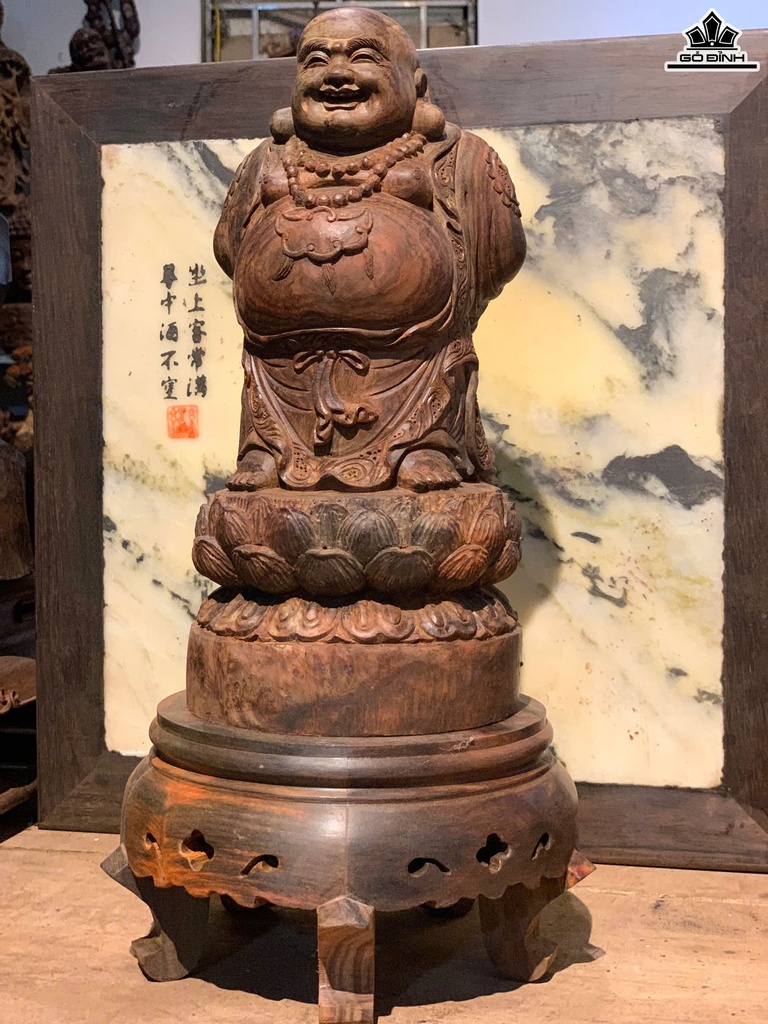 tuong-phat-di-lac-go-trac-cao-30-ngang-135-sau-135-cm-kem-ky-15x15x11-cm-468547