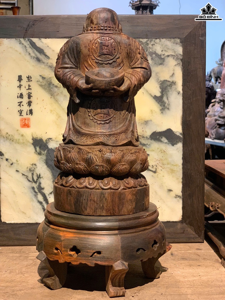 tuong-phat-di-lac-go-trac-cao-30-ngang-135-sau-135-cm-kem-ky-15x15x11-cm-468551