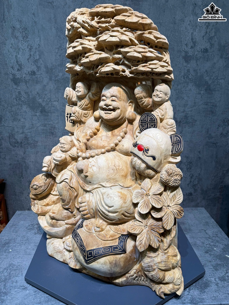 tuong-phat-di-lac-tam-phuc-ngu-goc-tung-go-ngoc-am-cao-88-ngang-66-sau-50-cm-70kg-470083