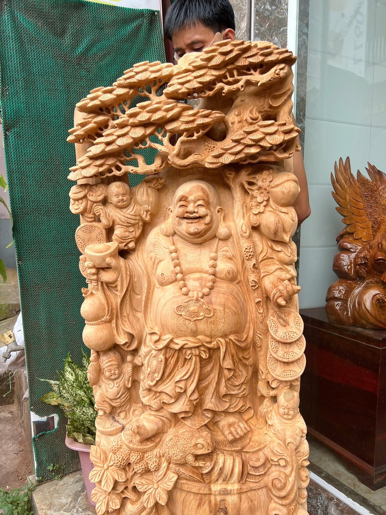 tuong-phat-di-lac-tam-phuc-go-ngoc-am-cao-148-ngang-57-sau-23-cm-470754