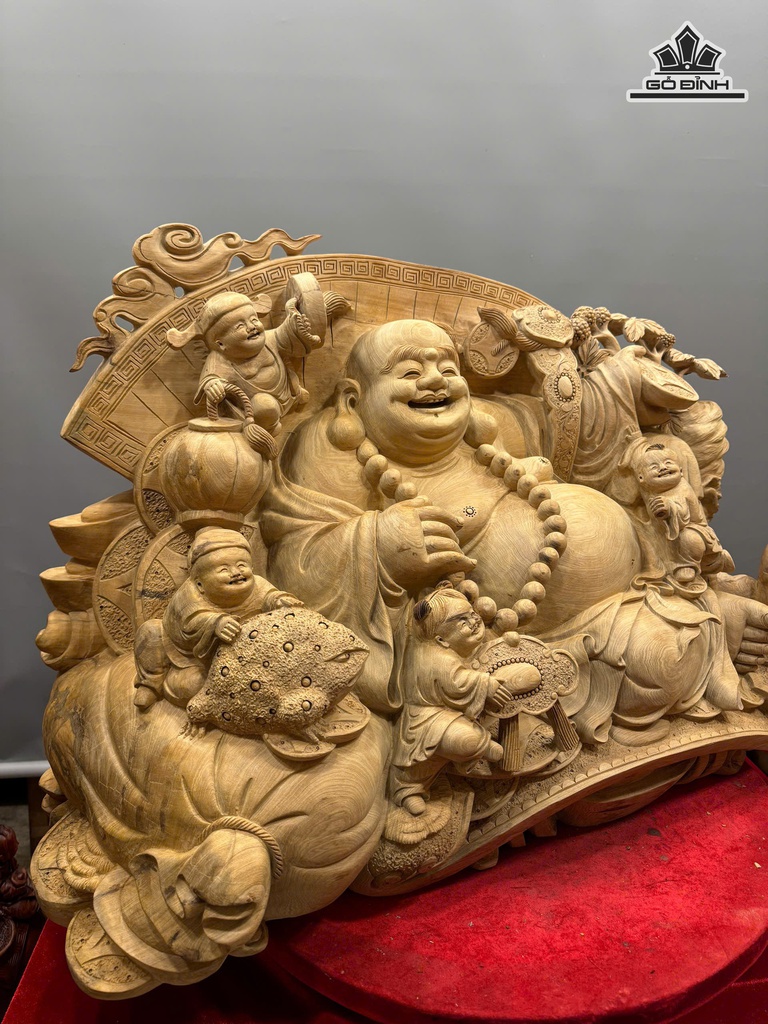 tuong-phat-di-lac-ngu-phuc-go-bach-xanh-cao-55-ngang-79-sau-34-cm-45kg-472545