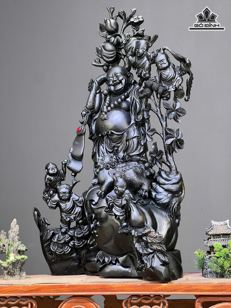 tuong-phat-di-lac-ngu-phuc-go-mun-sung-cao-80-ngang-47-sau-26-cm-475716