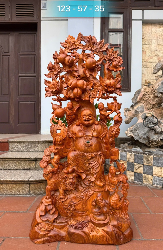 tuong-phat-di-lac-ngu-phuc-thuan-nghe-go-huong-cao-123-ngang-57-sau-35-cm-477466