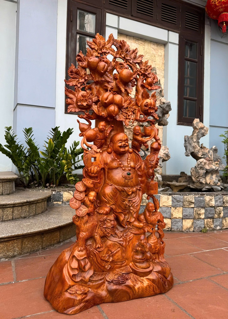 tuong-phat-di-lac-ngu-phuc-thuan-nghe-go-huong-cao-123-ngang-57-sau-35-cm-477468