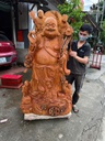 tuong-phat-di-lac-ngu-phuc-go-ngoc-am-cao-152-ngang-85-sau-50-cm-300kg-480488
