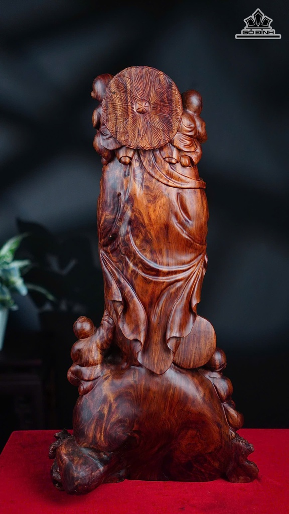 tuong-phat-di-lac-ngu-phuc-go-sua-cao-61-ngang-30-sau-25-cm-482731