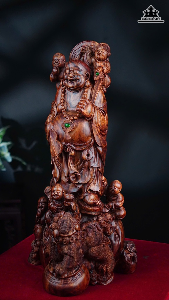 tuong-phat-di-lac-ngu-phuc-go-sua-cao-61-ngang-30-sau-25-cm-482737