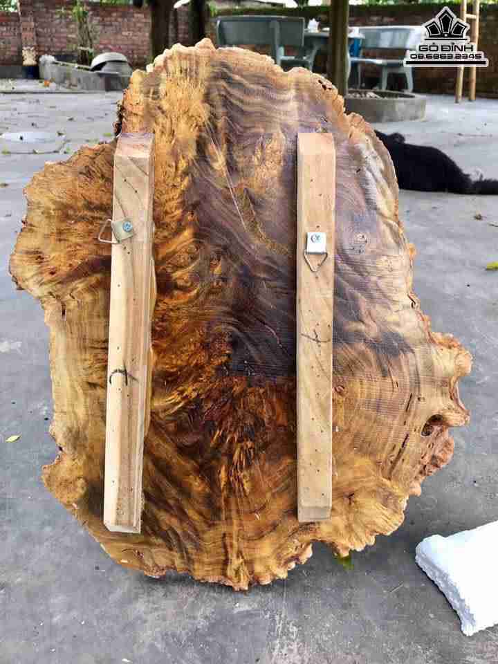 Tranh chữ tâm gỗ nu nghiến  3