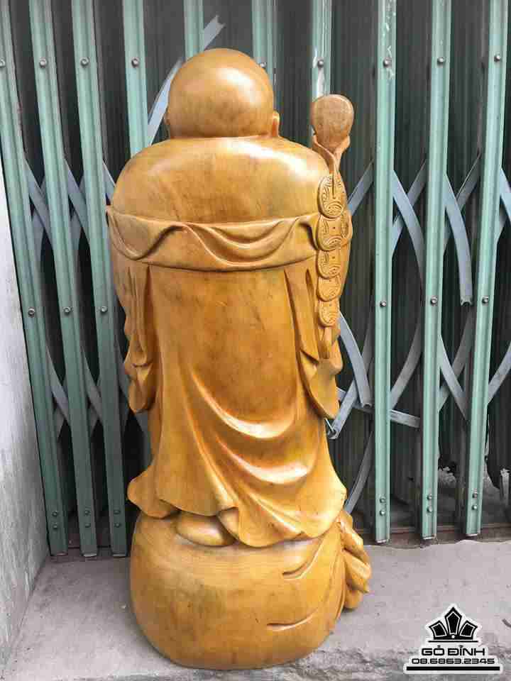 Phật di lặc chúc phúc gỗ xá xị   3