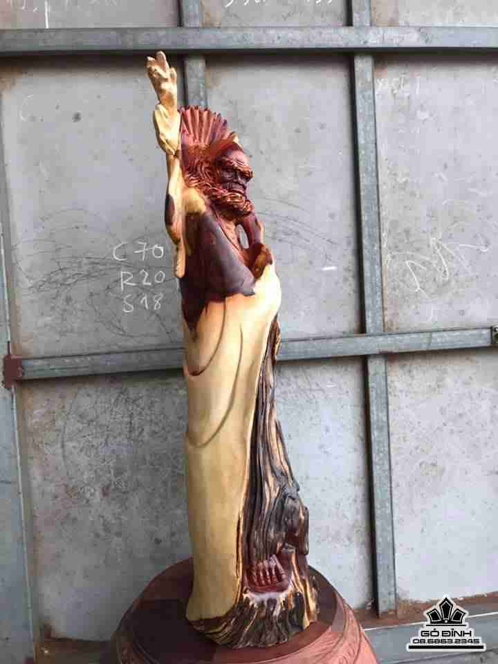 Đạt ma gỗ lũa hương  2