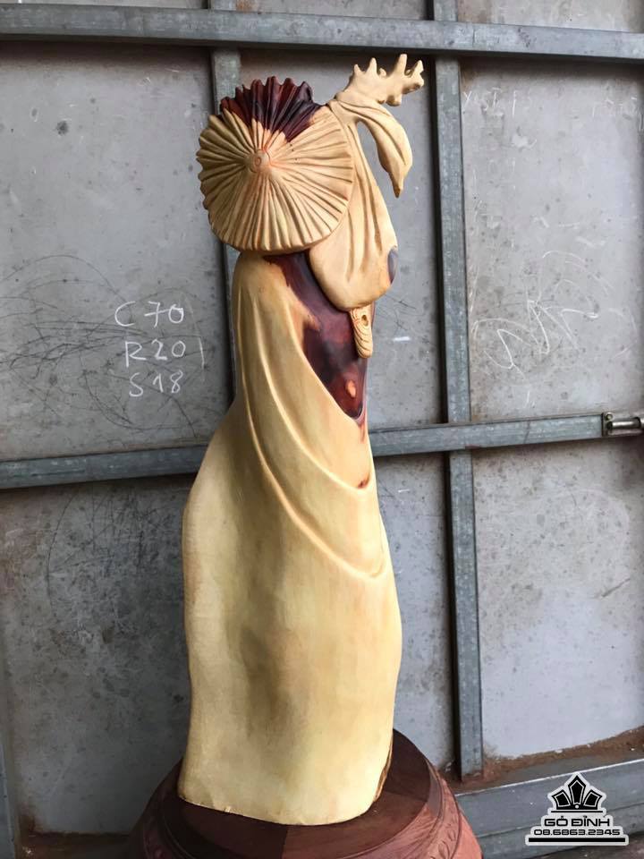 Đạt ma gỗ lũa hương  3