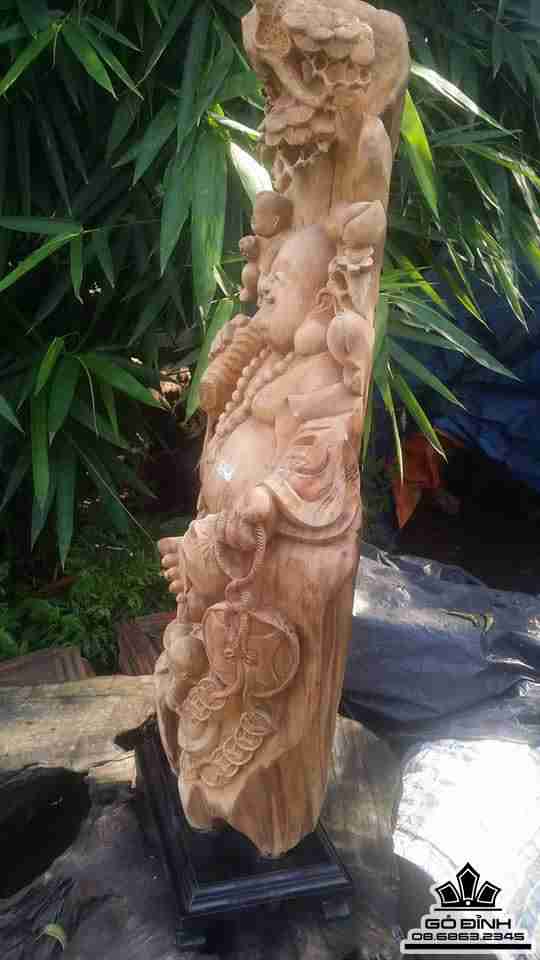 Phật di lặc nhị phúc gỗ ngọc am Hà Giang thơm 2 