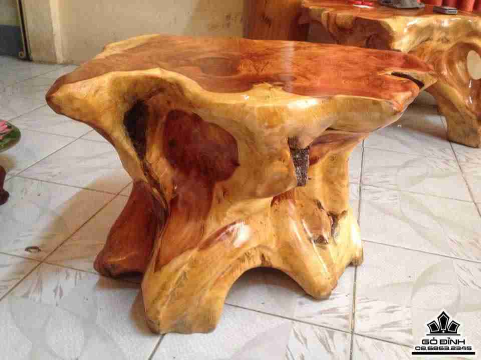 Đôn kê tượng hoặc kê đá gỗ gõ đỏ 4