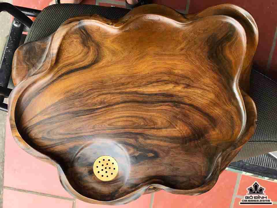 Khay trà gỗ bách xanh  1