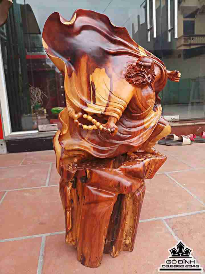 Đạt ma xuất quyền gỗ hương  2