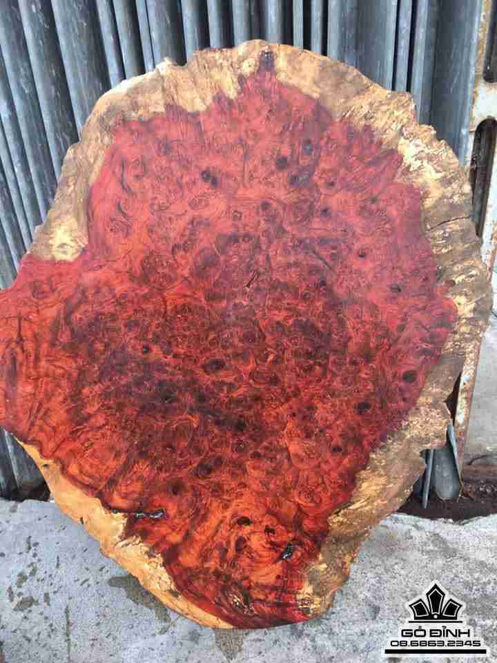 Mặt phật gỗ nu hương   3